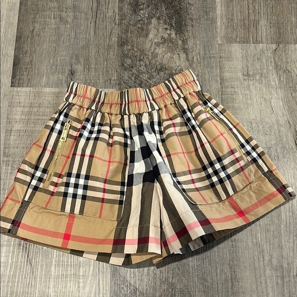 Burberry Other - Burberry Vintage Patchwork Check girls shorts size 4